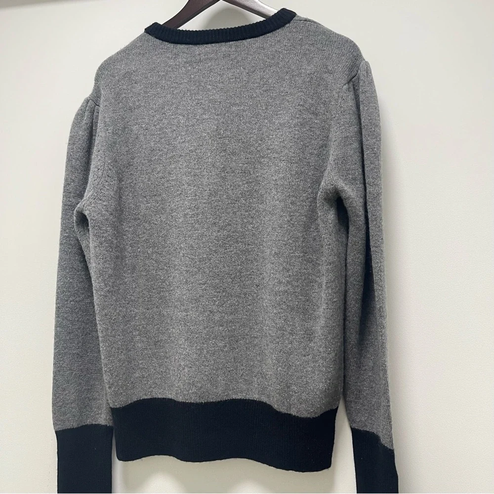 Random Identities Wool Cashmere Blend Crew Neck Gray Sweater Size Medium